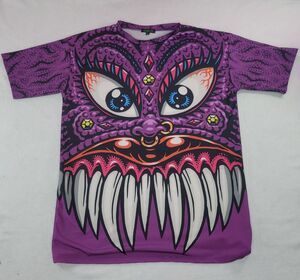 Dolls Kill Club Exx Neon Nightmares Oversized Graphic Tee Shirt Size Small